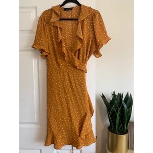 SOLD Ruffle Wrap Dress